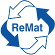 Logo ReMat Hulladékhasznosító Zrt